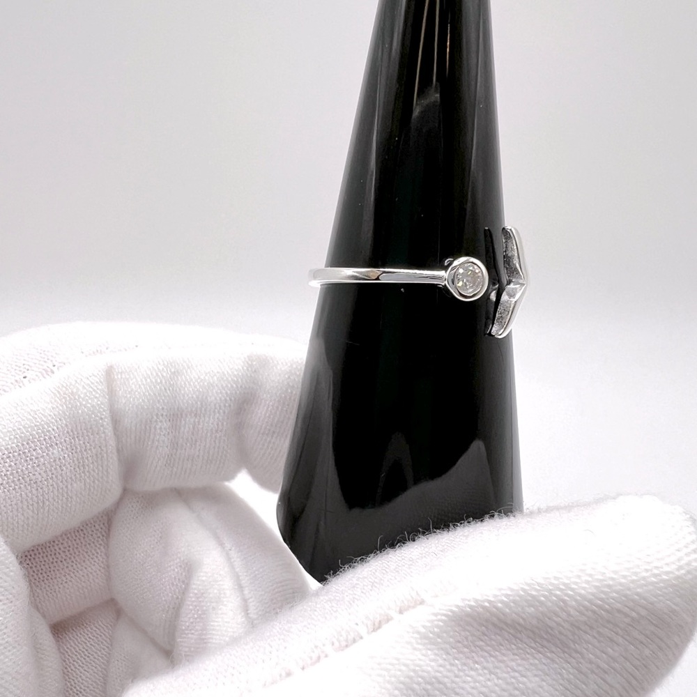 Sale $12 Firm! .925 Sterling Silver Whale Tail Ring - Picture 4 of 15